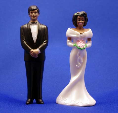 Bride and Groom Figures - African American Bride and Groom Figures - African American