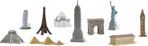 Famous Buildings Set Famous Buildings Set